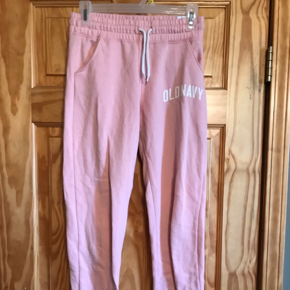 Light pink joggers for girl